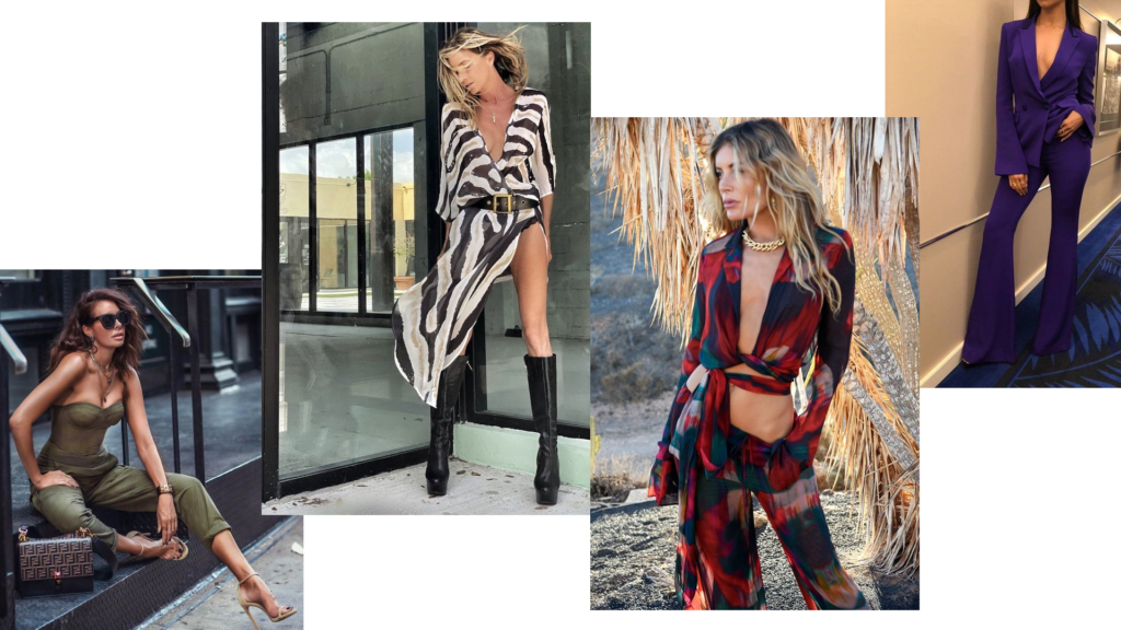 collage de ropa estilo sexy